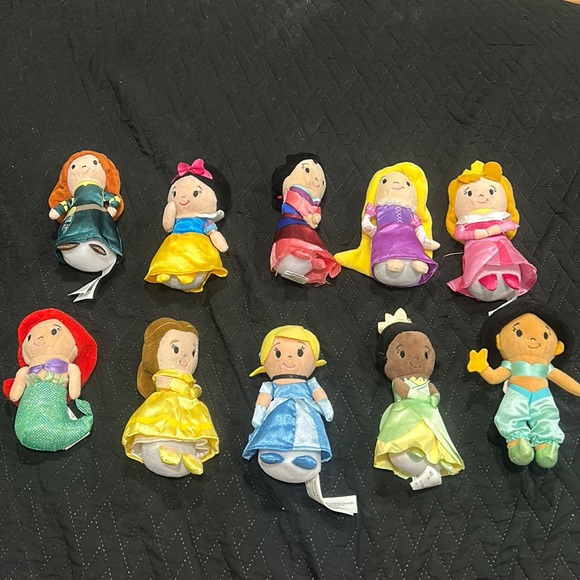 DISNEY Hallmark Just Play Mini Plushes Lot of 10 - Picture 1 of 6